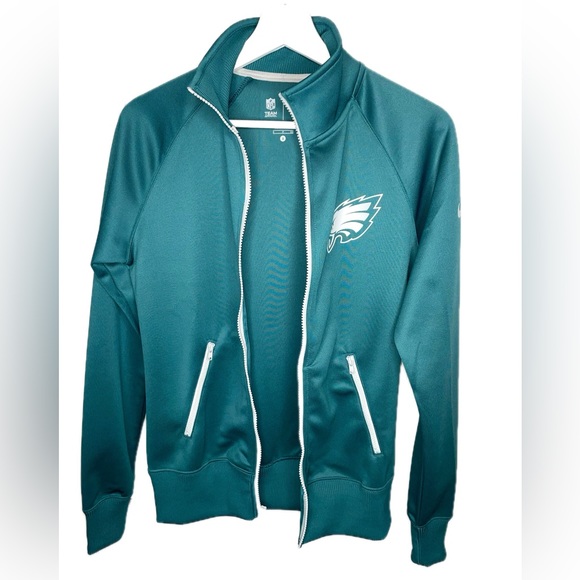 Philadelphia Eagles NFL NIKE Sideline Performance Logo Jacket Women Size Small - Picture 3 of 6